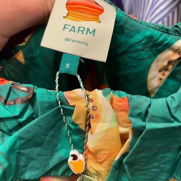 FARM Rio Papaya Salad Midi Dress SOLD OUT EVERYWHERE - Picture 6 of 10